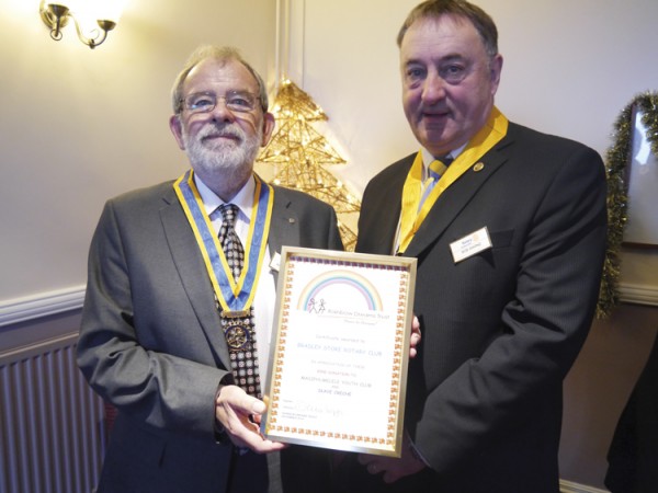 Presentation-of-thank-you-certificate